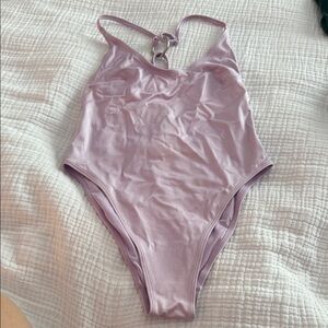 H&M Purple One Piece Swimsuit with Classic Silhouette